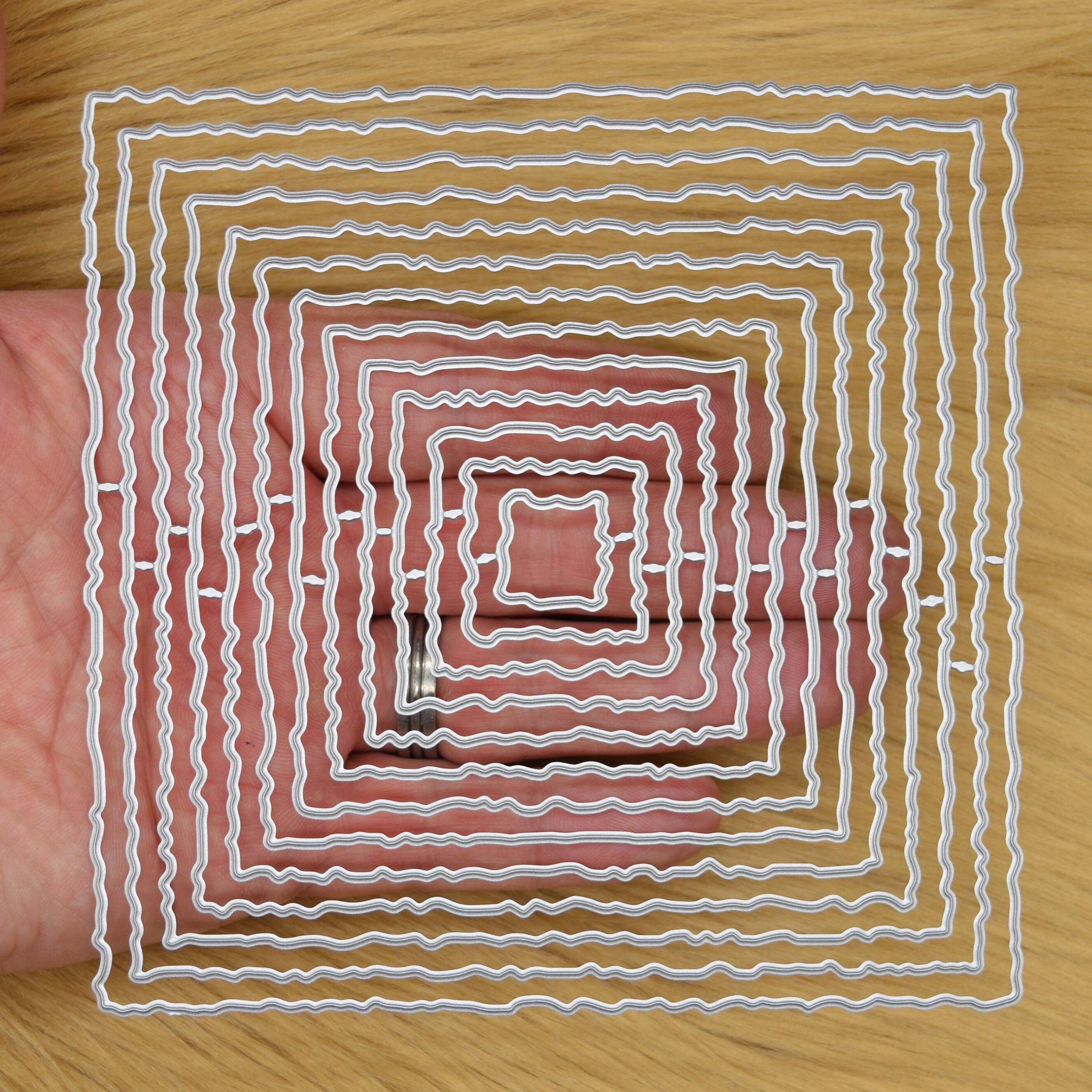 Bordo A Strappo In Metallo Con Bordi Frastagliati In Lamiera D'acciaio - Foto 2