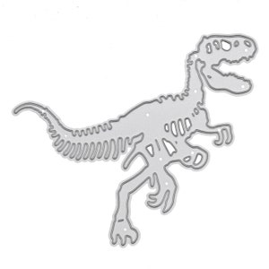 Dinosaur, T-Rex Skeleton Metal Cutting Die, Palaeontology, Card Making, Crafts, Scrapbooking, Photo Album F9