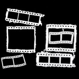 3 Retro Camera Film Frames Metal Cutting Dies, Stencils, Paper Crafts, Card Making, Scrapbooking, D6