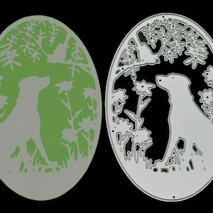 Fustella in metallo per cani di campagna, stampini, animali domestici, creazione di cartoline, creazioni con la carta, scrapbooking B8