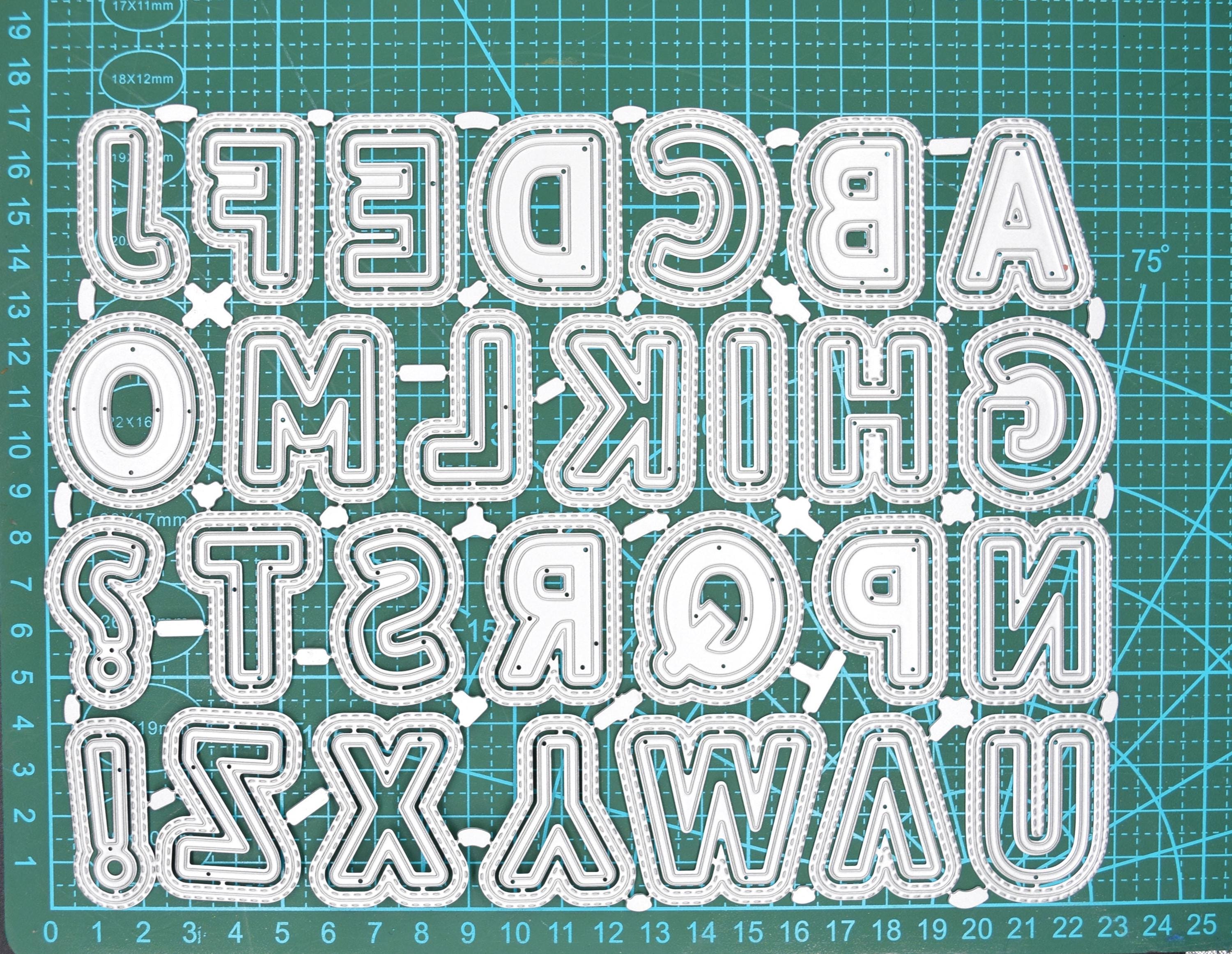 XZQYDS Fustelle in metallo per stencil per album di ritagli, biglietti di carta