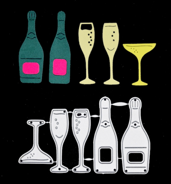 Champagne glass die discount