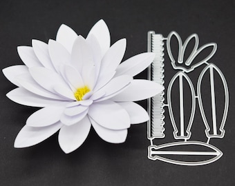 Quality Metal Cutting Die Decorative 3D Flower kit, Petals, Card making, Paper Crafts, Scrapbooking A1