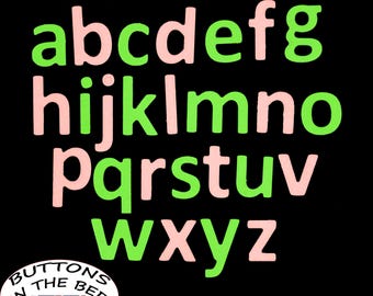 Lowercase Alphabet Metal Cutting Dies, Letters, Card Making, Scrapbooking, Paper Crafts B3