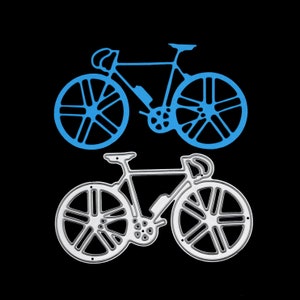 Rennrad Stanzschablone, Fahrrad, Fahrrad, Fahrrad, Kartenherstellung, Papierhandwerk, Stanzschablone, F9