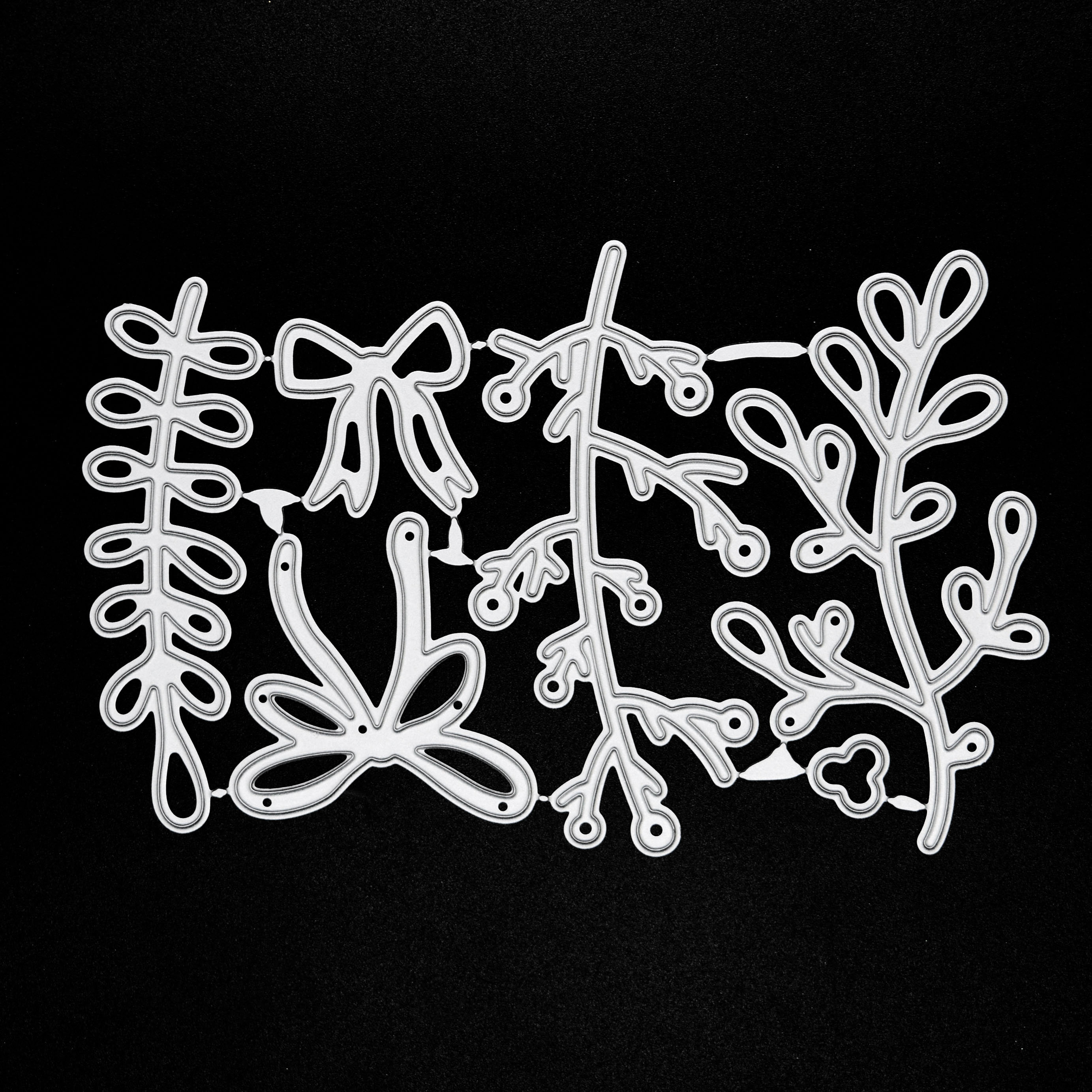 KSCRAFT Gingerbread House Mini Album fustelle in metallo stencil per Scrapbooking fai da te goffratura decorativa carte di carta fai da te  15