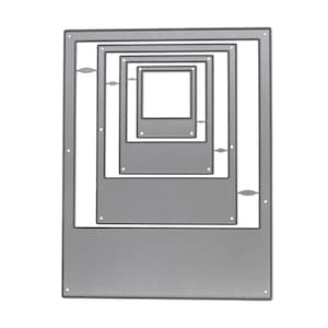 Juego de troqueles de corte de metal con forma de marco de cámara instantánea para scrapbooking y creación de tarjetas.