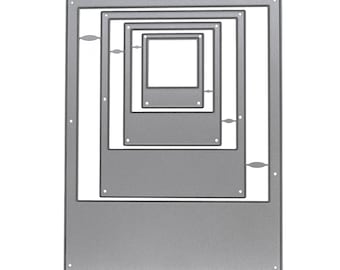 Instant Camera Frame Nesting Metal Cutting Dies Set for Scrapbooking and Card Making