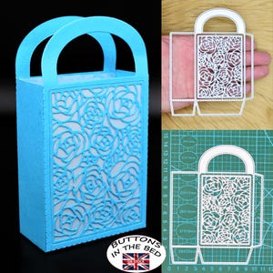 Matrice de découpe en métal pour sac décoratif 3D, pochoir, bouquet, panier, cadeaux de mariage, créations artisanales en papier, B3
