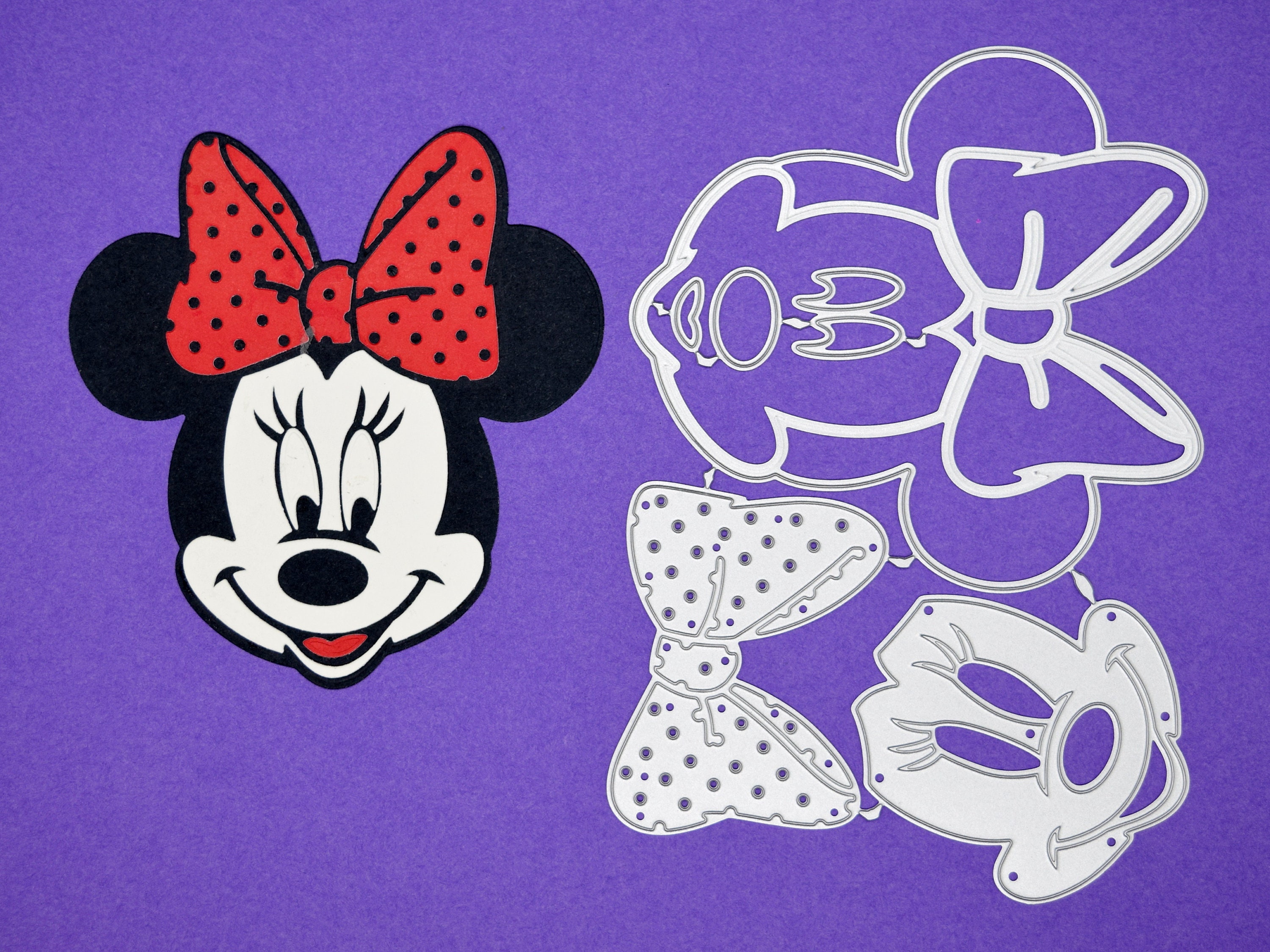 Disney Mickey Mouse & Minnie Mouse Colorblock Die Cut Vinyl Decal Stickers - 8 Pack