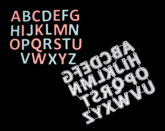 Alphabet In Bunting Metal Cutting Dies Set – For Card Making & Paper Crafts