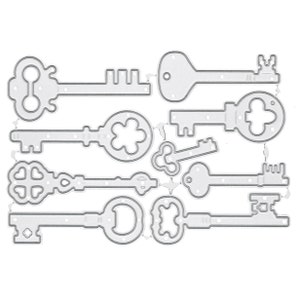 9 belangrijke metalen stansmessen, Steampunk, verjaardag, kaarten maken, scrapbooking, papierambachten, stencils I4