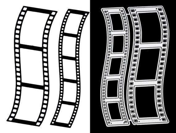 2 Retro Camera Film Frames Metal Cutting Dies Stencils Paper - Etsy
