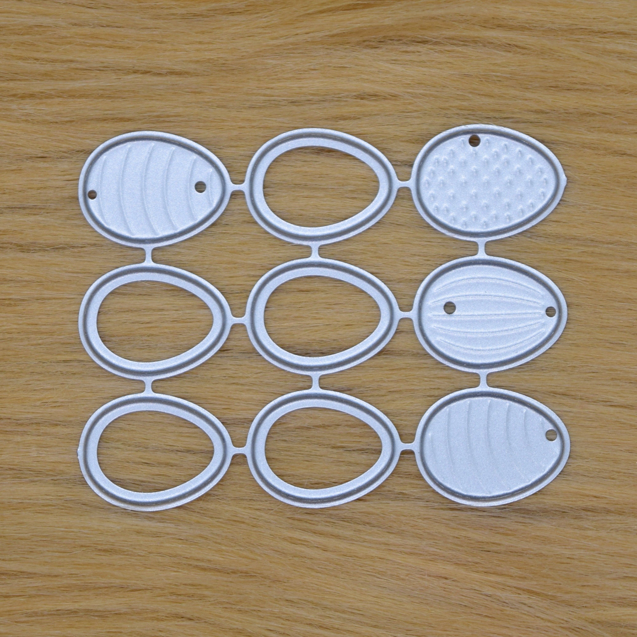 Set Di 6 Fustelle Da Taglio A Forma Di Uovo Di Pasqua, In Acciaio Al Carbonio, Per Scrapbooking E Biglietti
