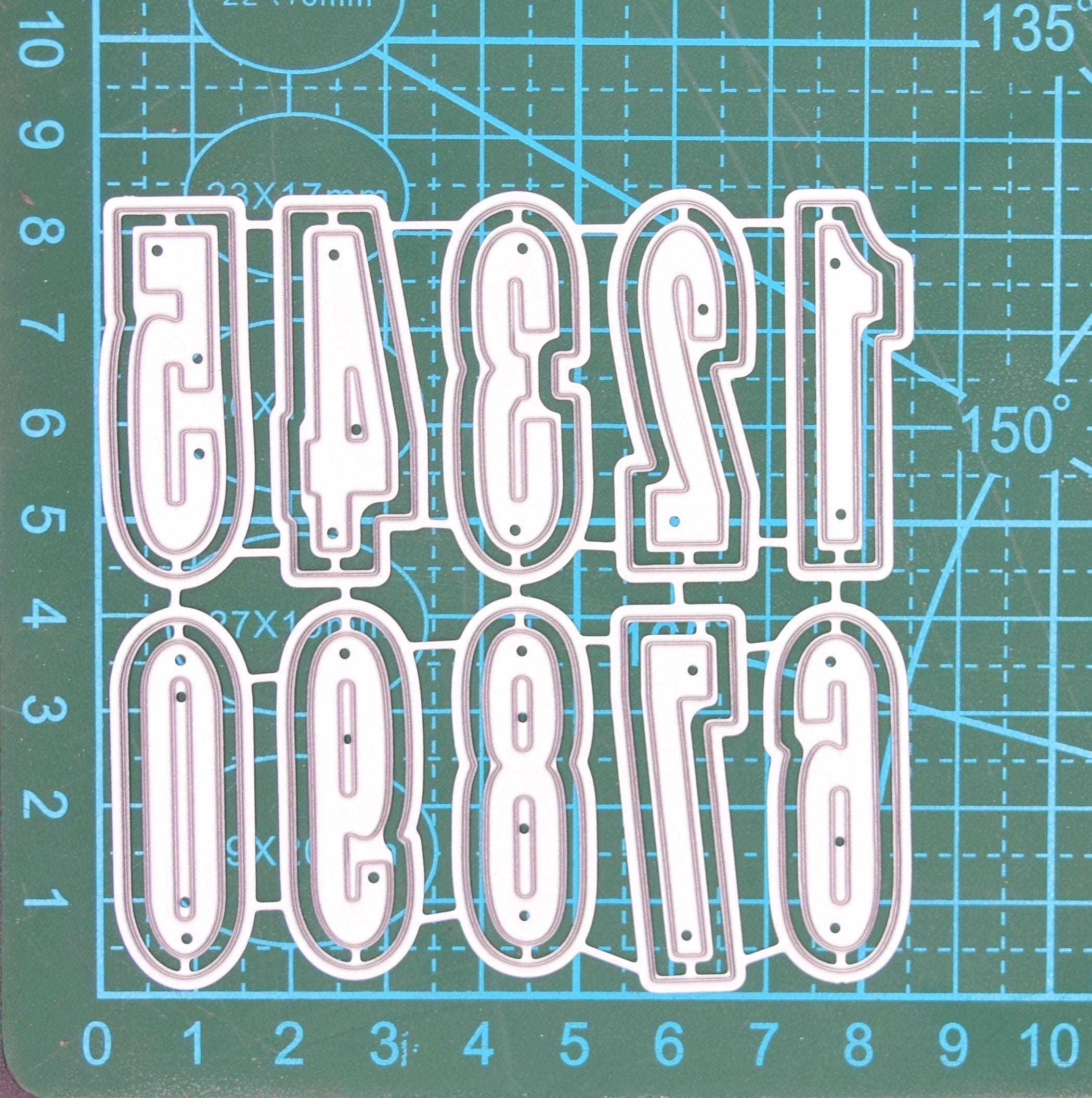 Fustelle Per Scrapbooking - Alfabeto E Numeri 0-9, Per Goffratura E Biglietti Fai Da Te - Foto 9
