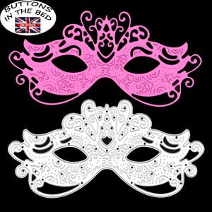 Fustella in metallo per maschera di carnevale, stencil, amore, matrimonio, creazione di biglietti, scrapbooking, artigianato di carta C3