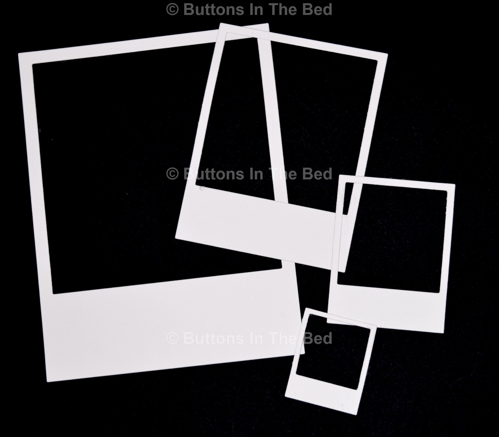 Nest of 4 Polaroid Frames Metal Cutting Dies Card Making Etsy