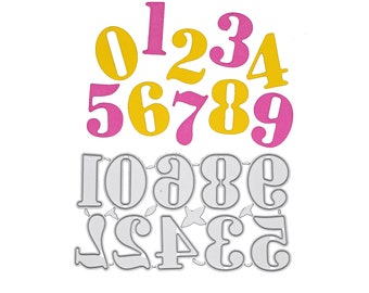 2.6 cm Font Size Numbers Metal Cutting Dies, Numerals, Card making, Stencil, Scrapbooking, Paper Crafts D3