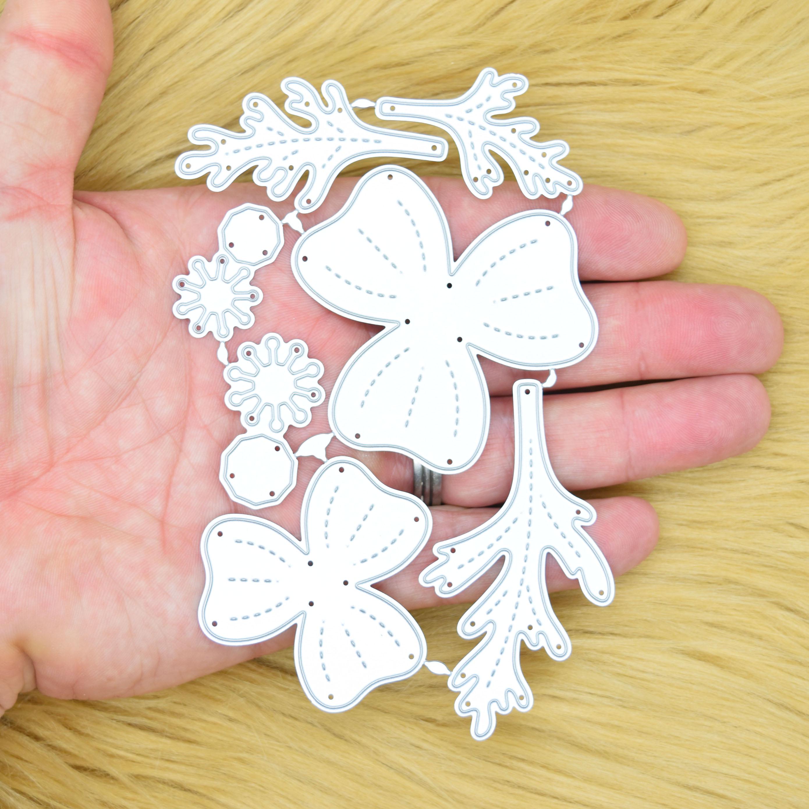 Sytaun Fiori Gruppo Taglio Di Metalli Die Artigianato Fai Da - Foto 3