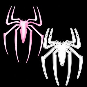 Fustella in metallo a forma di ragno grande, Spider-Man, stencil da taglio, creazione di biglietti, scrapbooking, lavori di carta, B4