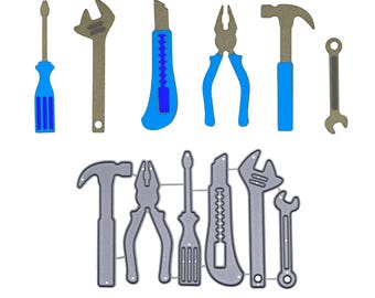 Hand Tools Metal Cutting Dies – Set of 6 for Card Making