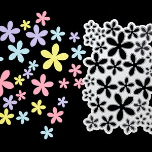 28 bloemen bloemblaadje metalen snijmal, kaarten maken, papiermodellen, scrapbooking, fotoalbums I3