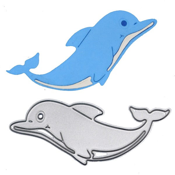 Dolphin Metal Cutting Die, Sea Creatures, Stencils, Card Making, Scrapbooking, Crafts, Paper Crafts, F9