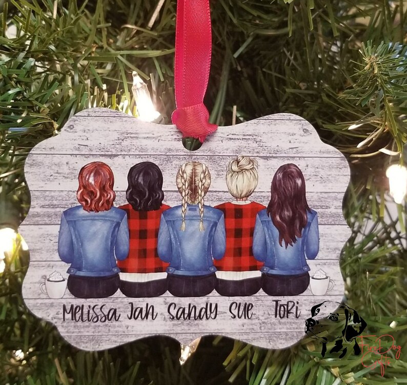 Personalized Christmas Ornament - Friends - Best Friends ***Year updated to 2022*** 