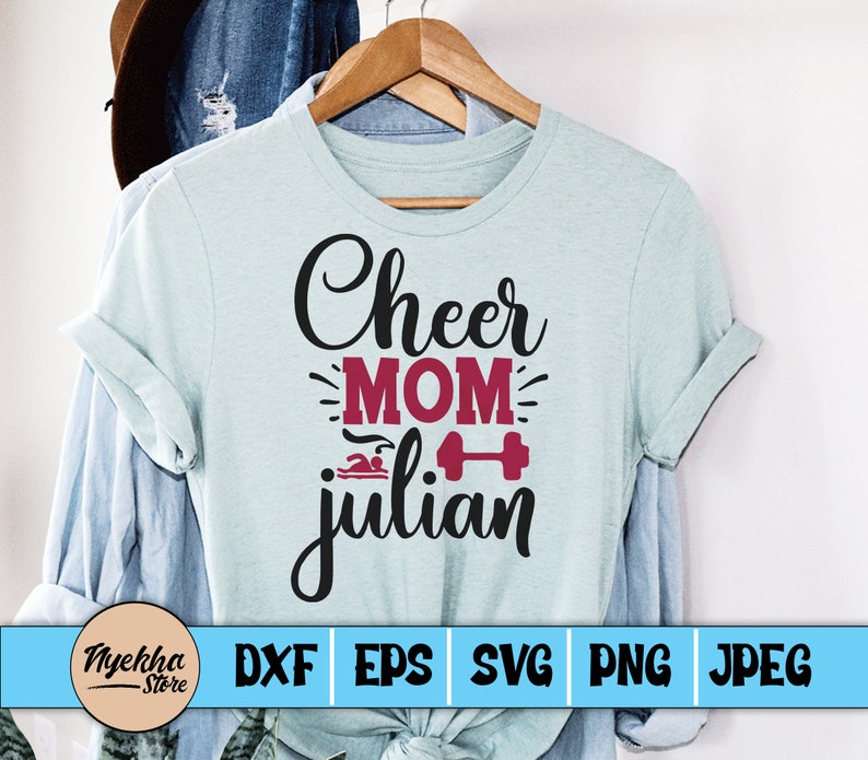 Download Cheer Mom Julian Svg Cut File / Mom T Shirt Design / T shirt | Etsy