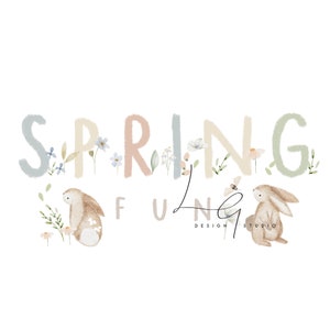 Floof, Bunny, rabbit, Spring Fun, season, PNG sublimation file, Transfer, Heat transfer design