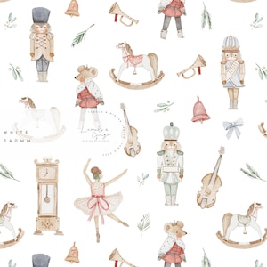 Mr Stanley mouse, nutcracker, Christmas, Children's Fashion, clothes, Seamless Fabric Design, Repeat Tile, Pattern Non Exclusive