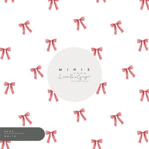 MINI, noeud, noeuds, élastique pour les cheveux, ballerine, mignon, scandinave, conception simple de tissu sans couture, carreaux répétés, motif Lunoe