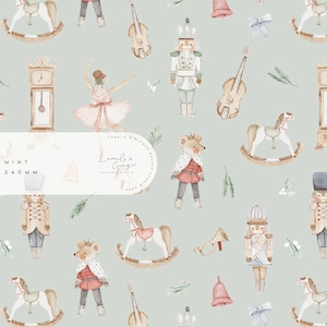 Mr Stanley mouse, nutcracker, Christmas, Children's Fashion, clothes, Seamless Fabric Design, Repeat Tile, Pattern Non Exclusive