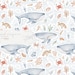 Cove, Under the Sea, Water, Coastal, Nautical, Whale, Coral, Non ...