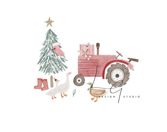 Christmas farm PNG sublimation file, Transfer, Heat transfer design