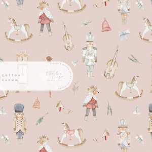 Mr Stanley mouse, nutcracker, Christmas, Children's Fashion, clothes, Seamless Fabric Design, Repeat Tile, Pattern Non Exclusive