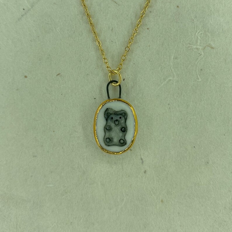 Gummy Bear Ceramic Pendant image 2