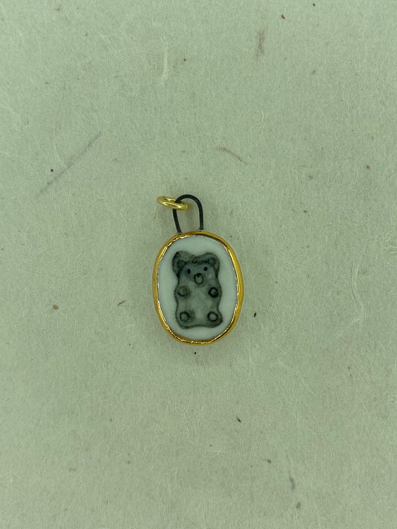 Gummy Bear Ceramic Pendant image 3