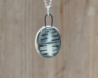 Backgammon Ceramic Pendant