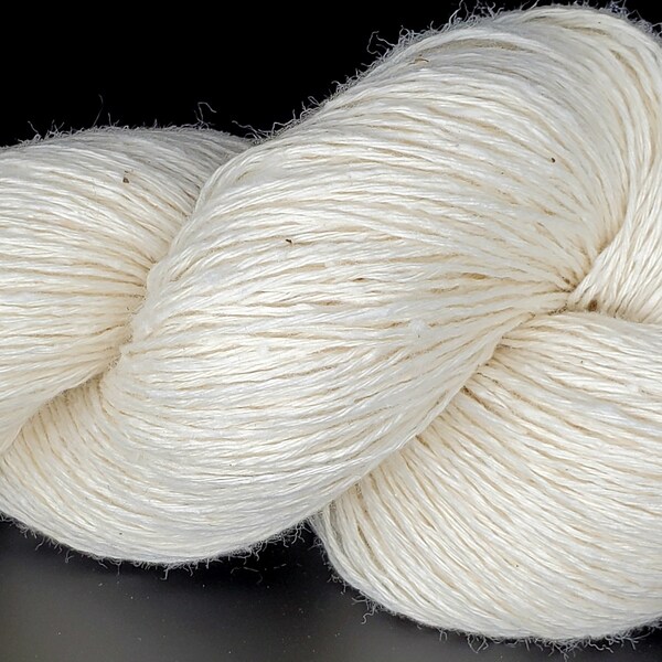 75/25 Cotton/Wool, Fingering Weight, Undyed Yarn