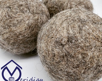 Wool Dryer Balls, 100% Naturally Colored Wool