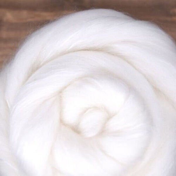 80/20 Shaniko Wool/Silk - Durham Wool Top/Roving