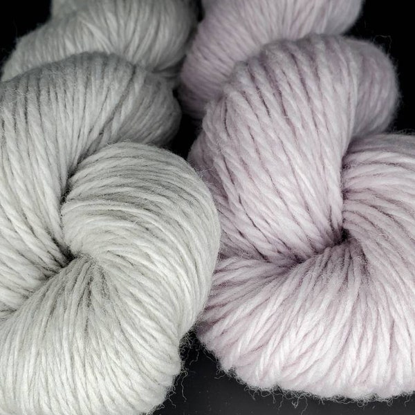 100% US Fine Merino, Light Worsted Weight