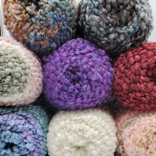Super Bulky Yarn Acrylic/lurex Made in the USA Etsy