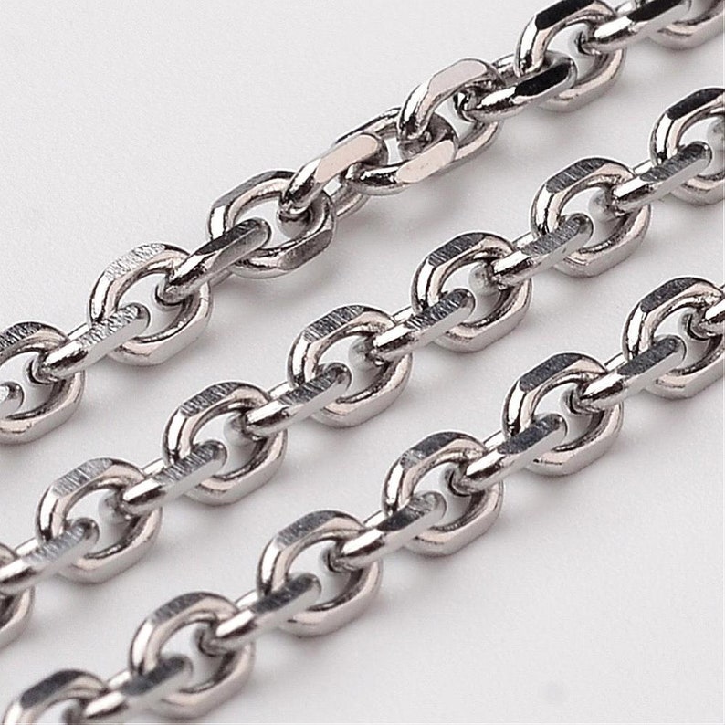 1 M X 304 Stainless Steel Rolo Chain Hypoallergenic Etsy Australia