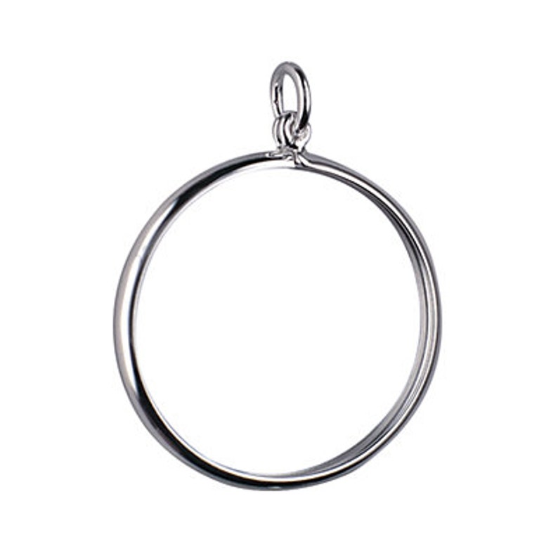 1 Dollar Australian Plain Coin Frame Bezel for Making a Coin Pendant ...