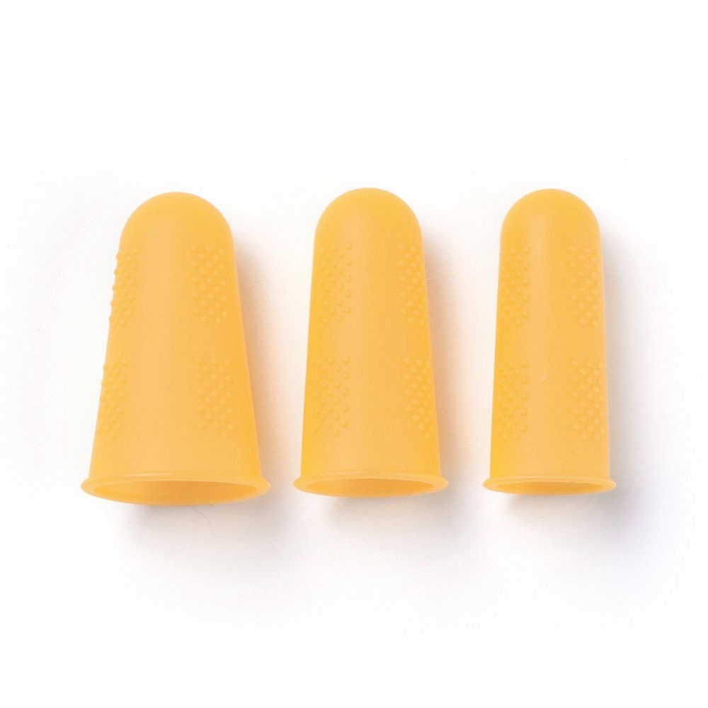 Silicone Thimbles, Sewing Finger Protectors, Rubber Needle Grip 