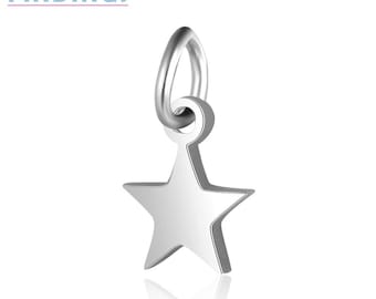Stainless Steel Star Connector Star Earrings Charms and - Etsy