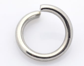 100+ 3mmx0.5mm Stainless Steel Open Jump Rings with a 2mm inner diameter