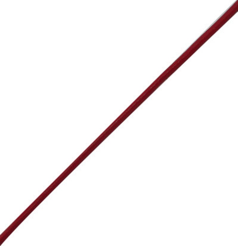 Rood leren koord, 2 mm diameter, 3 meter afbeelding 2